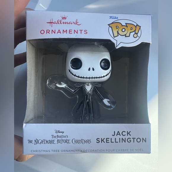 Hallmark Pop! Ornaments - Sally in Blue and Jack in Black - Picture 3 of 5